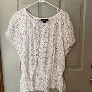 I.N.C International Concepts EUC White Blouse